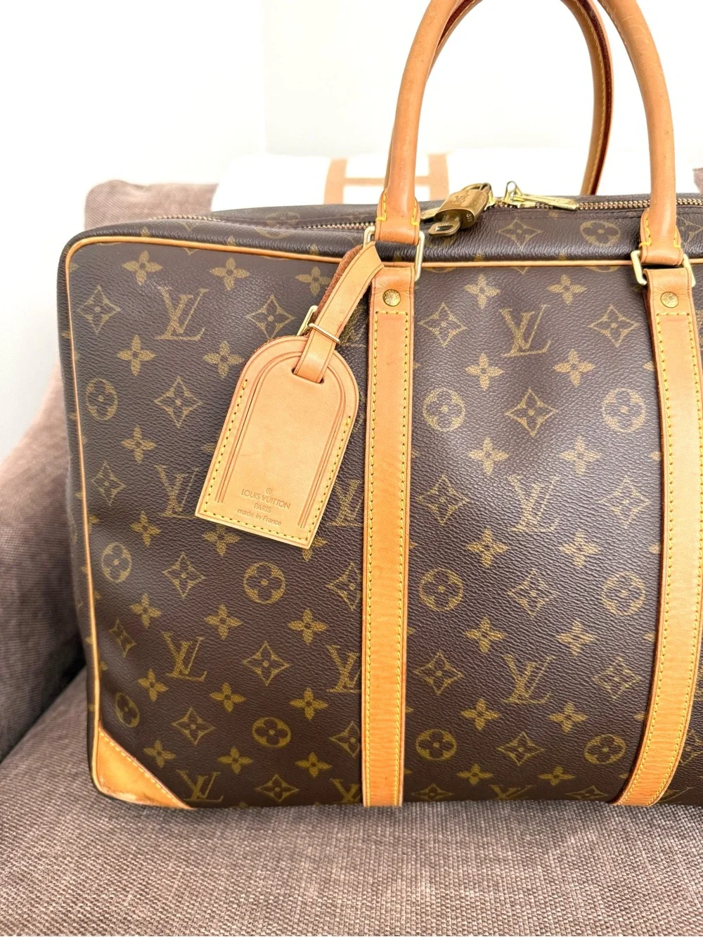 Authentic Louis Vuitton Sirius 45 travel bag brown monogram M41408 LV unisex - Picture 4 of 16